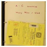 Worldwide Stamps A to C countries collection on pa