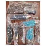 Handcrafted Knives by MHS Cutlery, with sheathes,