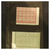 Australia Kangaroo Stamps Mint NH Blocks of 1/2d (