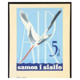 Original Art Essay Samoa Stamps #C1, 1965 unadopte