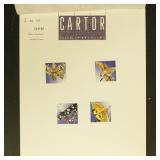 Vanuatu Imperf Proof Stamps on printer