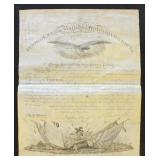 Franklin Pierce & Jefferson Davis Signed Document