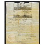 James Monroe & John Quincy Adams Signed Document