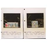 French Andorra Stamps on dealer pages with identif