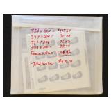US Stamps FACE VALUE $472 Mint NH 33 cents to Fore