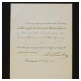 Ulysses S. Grant Signed Document