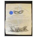 Andrew Johnson Signed Document