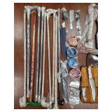 Handcrafted Items by MHS Cutlery, includes Canes,