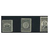 US Stamps Match and Medicine Group of 3 on Card, m