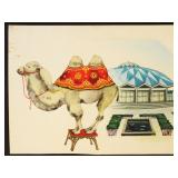 Original Art Mongolia Stamp Essay for #1209, lovel