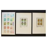 Stamp Essays for Senegal set #512-514, includes 1