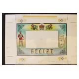 Original Art Belize Stamp Essay for #735 with requ