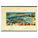 Vanuatu Imperf Proof Stamps with correction notati