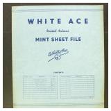 United Nations Mint Sheets, 1956-1957, in mint she