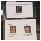 US Stamps 19th century incl #90 E-grill with fault