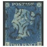 Great Britain Stamps #2 Used CV $975