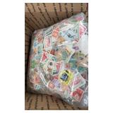 Hungary Stamps off paper accumulation of many thou