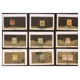 Hong Kong Stamps better items on dealer cards Used