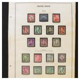 US Stamps 1950s-1970s Mint NH collection on pages,