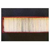 Worldwide Stamps 1000+ on dealer cards in long red