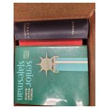 Worldwide Stamps in albums in heavy bankers box, t