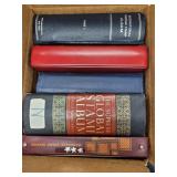 Worldwide Stamps in albums in heavy bankers box, 1