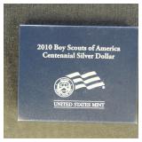 US Coins 2010 Boy Scouts Commemorative Silver Doll