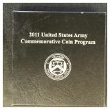 US Coins 2011 US Army Commemorative Silver Dollar,
