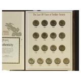 US Coins Buffalo Nickels in Album, 17 Total