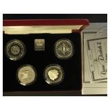 United Kingdom Coins 1972-1981 4 Piece Queen Eliza