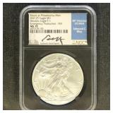 US Coins 2021 Type 1 Silver Eagle Graded MS70 by N
