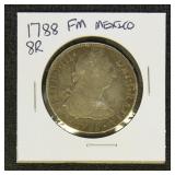 Mexico Coins 1788 8 Reales