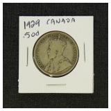 Canada Coins 1929 Half Dollar