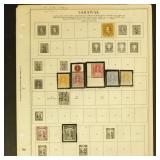 Sarawak Stamps on Album Pages, mostly used and min