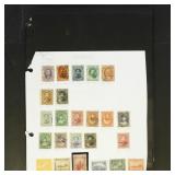 Hawaii Stamps Used and Mint selection on mix of pa