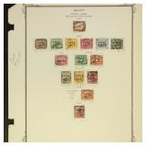 Egypt Stamps 1880s-1940s Mint Hinged and Used on A