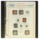 Canal Zone Mint Hinged and Used on mostly White Ac