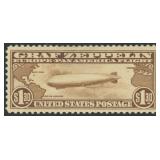 US Stamps #C14 Mint Hinged with hinge thin CV $375