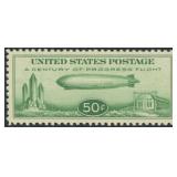 US Stamps #C18 Mint LH baby Zeppelin CV $45