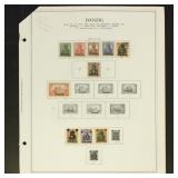 Danzig Stamps Mint Hinged and Used on Album Pages