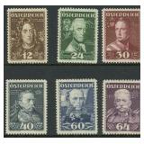 Austria Stamps #B132-B137 Mint LH Semi-Postal set
