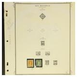 Newfoundland Stamps on Scott Pages, mint hinged an