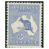 Australia Stamps #8a Mint with APS Cert CV $125