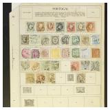 Portugal Stamps on Album Pages, mostly used and mi