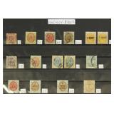 Danish West Indies Stamps Collection on Card Mint