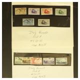Italy Airmail Stamps Mint Group on pages, gum cond