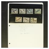 Austria Stamps #C54-C60 Used (C54 Mint NH) CV $258