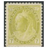 Canada Stamps #81 Mint HR 7 cent Queen Vic CV $140
