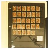 US Stamps #183 Used Large Banknote 2 cent Vermilli