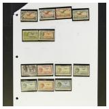 Mexico Stamps on Album Pages, mostly mint CV $325+